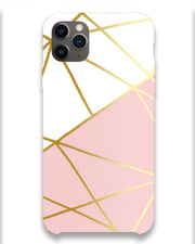 Pink & Gold  |  iPhone 11 pro max Phone Case