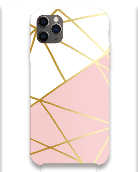 Pink & Gold  |  iPhone 11 pro max Phone Case