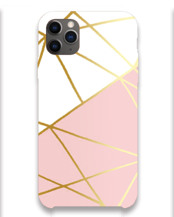 Pink & Gold  |  iPhone 11 pro max Phone Case