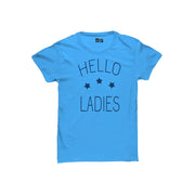 Hello Ladies |  kids t-shirt blue