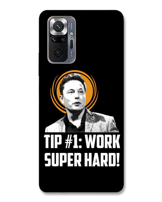 Work super hard | Redmi Note 10 Pro Max Phone Case