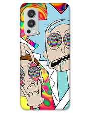 Rick and Morty psychedelic fanart |  OnePlus Nord 2 Phone Case