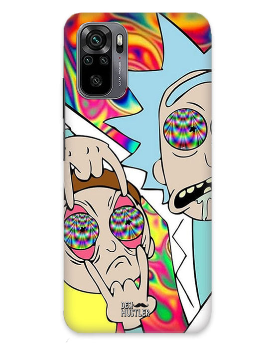 Rick and Morty psychedelic fanart | redmi note 10 Phone Case