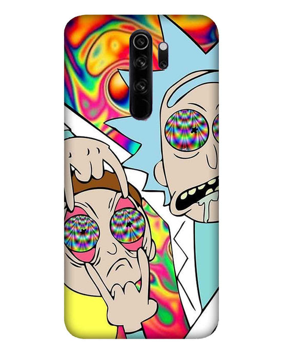 Rick and Morty psychedelic fanart |  Redmi note 8 pro Phone Case