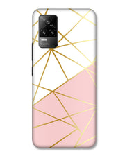 Pink & Gold  |  Vivo Y73 Phone Case