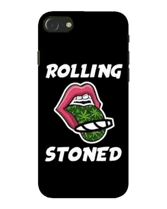 Rolling stoned Black  |  iPhone 7 Phone Case