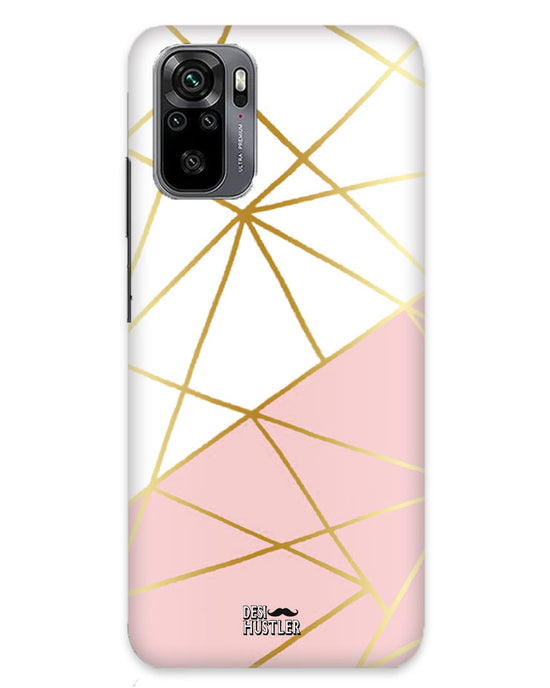 Pink & Gold |  redmi note 10 Phone Case