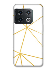 White & Gold  |  OnePlus 10 Pro  Phone Case