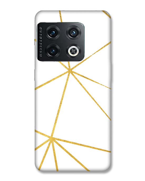 White & Gold  |  OnePlus 10 Pro  Phone Case
