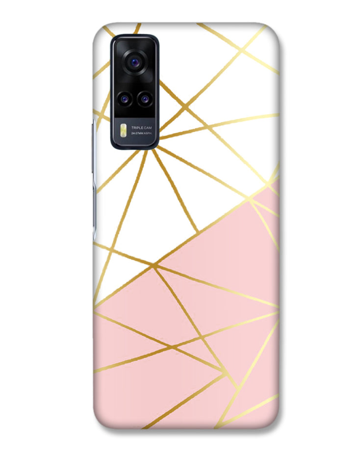 Pink & Gold |  Vivo Y31 Phone Case