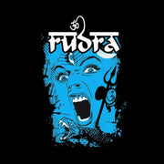 Mighty Rudra - The Fierce One | | Half sleeve black Tshirt