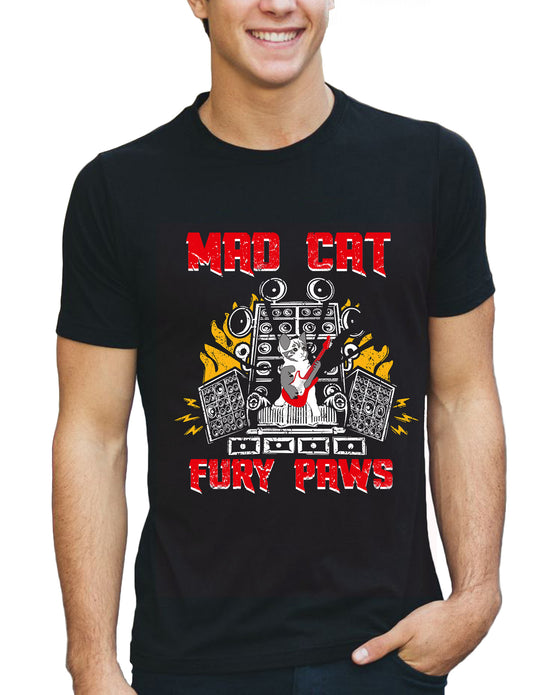 Mad Cat Fury Paws | Unisex short sleeve t-shirt