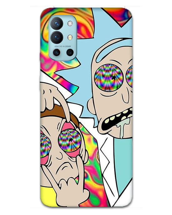 Rick and Morty psychedelic fanart  | one plus 9R Phone Case
