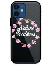 Nature goddess  |  iPhone 12 Mini glass Phone Case