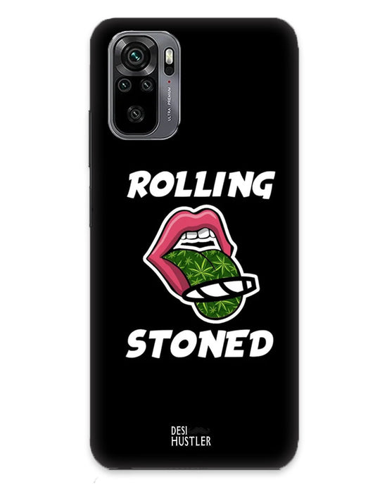 Rolling stoned Black  |  redmi note 10  Phone Case