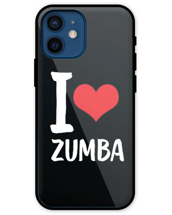 I love Zumba |  iPhone 12 Mini glass Phone Case