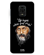 Life begins - OSHO |  redmi note 9 pro max  Phone Case