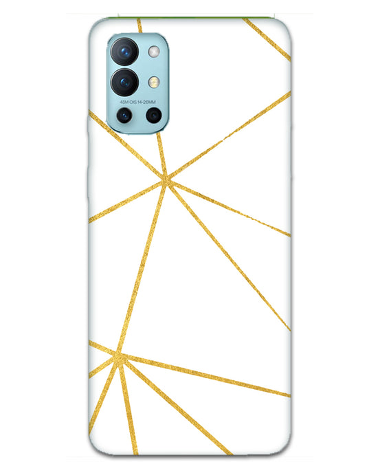 White & Gold | one plus 9R Phone Case