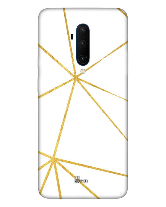 White & Gold |  OnePlus 7T Phone Case