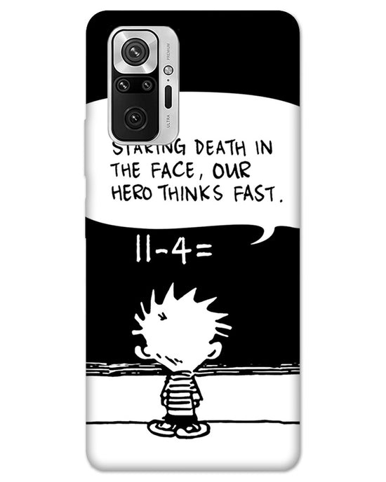 Our Hero Thinks Fast | Redmi Note 10 Pro Phone Case