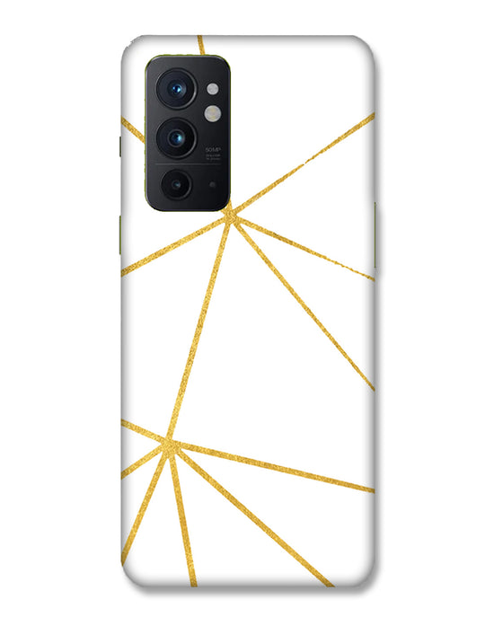 White & Gold  | OnePlus 9RT Phone Case