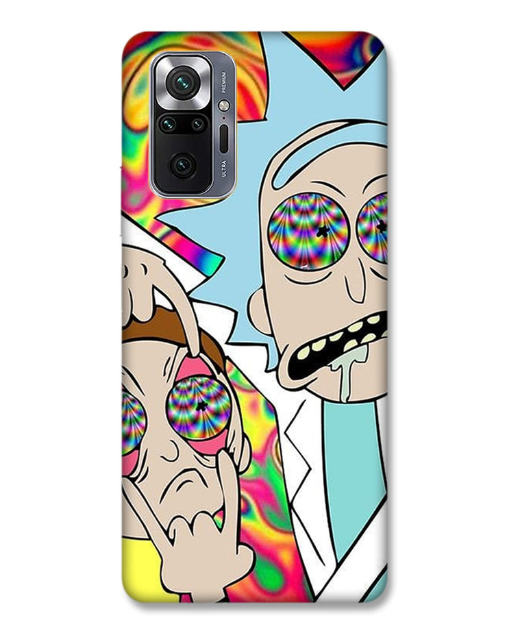 Rick and Morty psychedelic fanart |  Redmi Note 10 Pro Max Phone Case