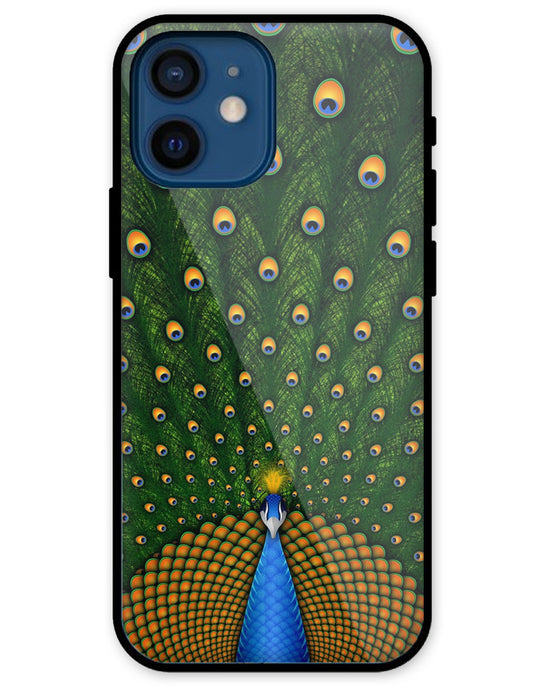 peacock |  iPhone 12 Mini glass Phone Case