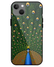 peacock |  iphone 13 glass cover Phone Case