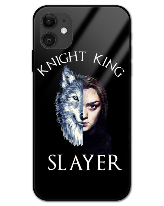 Knight king slayer | Iphone 12 glass Phone Case