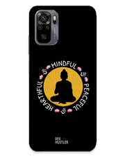 MINDFUL HEARTFUL PEACEFUL | redmi note 10  Phone Case