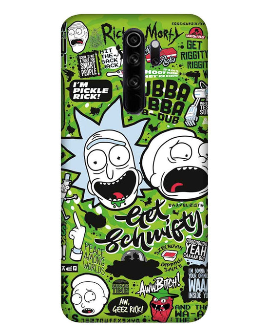 Rick and Morty adventures fanart | Redmi note 8 pro Phone Case