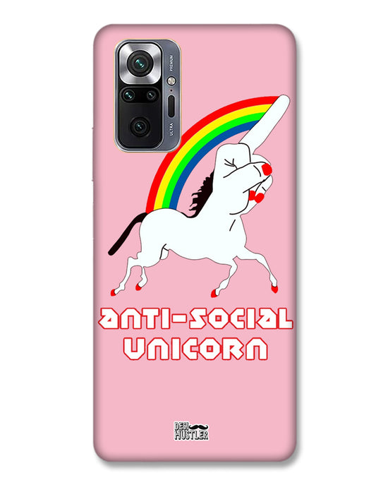 ANTI-SOCIAL UNICORN  | Redmi Note 10 Pro Max Phone Case