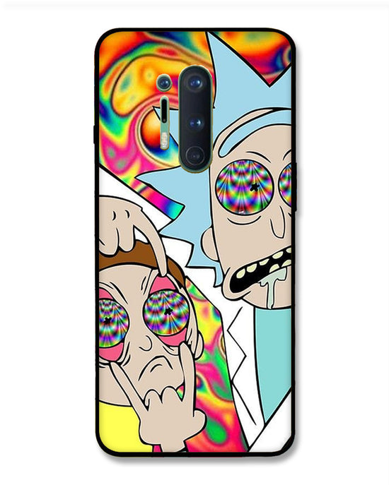 Rick and Morty psychedelic fanart |  OnePlus 8 Pro Phone Case
