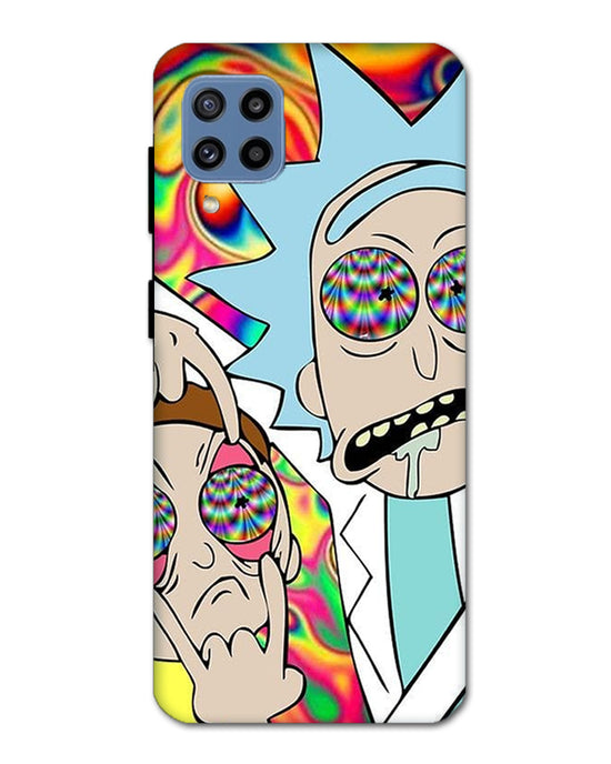 Rick and Morty psychedelic fanart |  Samsung Galaxy M32  Phone Case