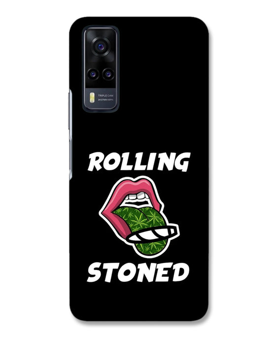 Rolling stoned Black  |  Vivo Y31 Phone Case