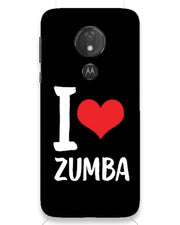 I love Zumba |  moto g7 power Phone Case