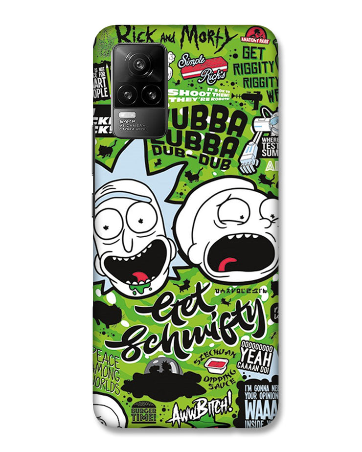 Rick and Morty adventures fanart | Vivo Y73  Phone Case