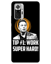 Work super hard | Redmi Note 10 Pro Phone Case