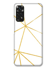 White  and Gold  |  Redmi Note 11 Phone Case