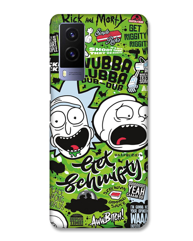 Rick and Morty adventures fanart | Vivo V21e  Phone Case