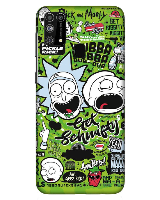Rick and Morty adventures fanart | Samsung Galaxy M31 Phone Case