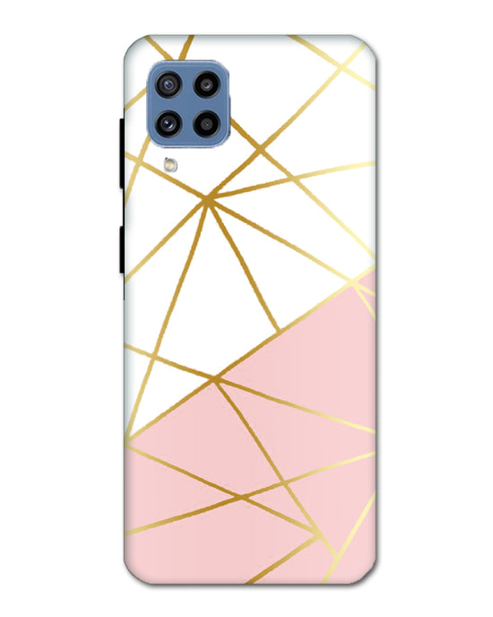 Pink & Gold  |  Samsung Galaxy M32 Phone Case