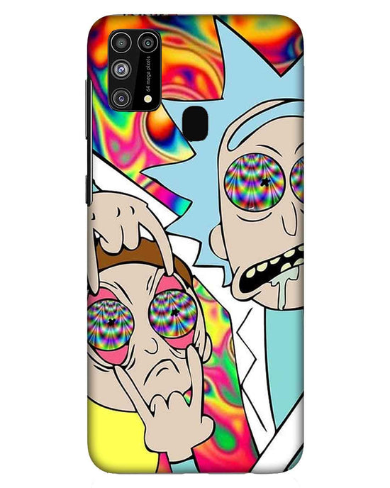 Rick and Morty psychedelic fanart |  Samsung Galaxy M31Phone Case