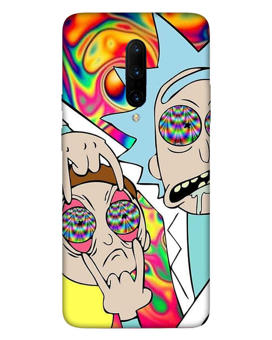 Rick and Morty psychedelic fanart |  OnePlus 7 Pro Phone Case