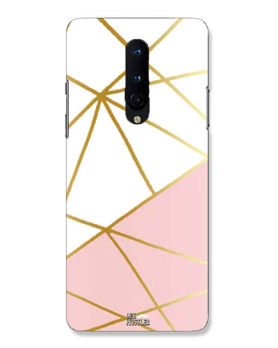 Pink & Gold  | one plus 8 Phone Case
