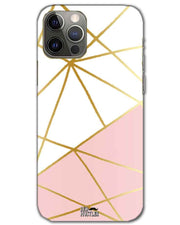 pink and Gold | iphone 12 pro Phone Case