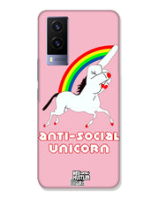 ANTI-SOCIAL UNICORN  | Vivo V21e 5G Phone Case