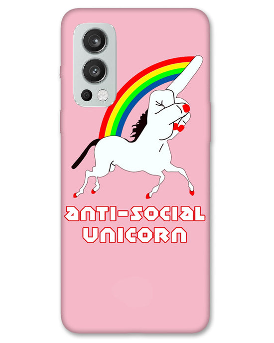 ANTI-SOCIAL UNICORN  | OnePlus Nord 2 Phone Case