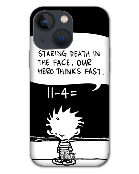 Our Hero Thinks Fast |  iphone 13  Phone Case