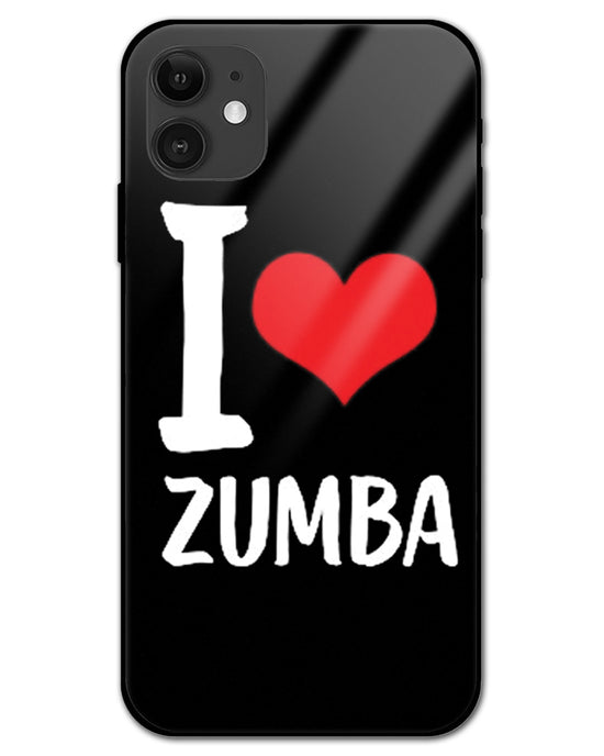 I love Zumba |  Iphone 12 glass Phone Case